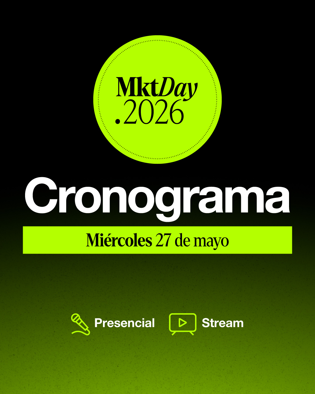 Cronograma 27 de Mayo